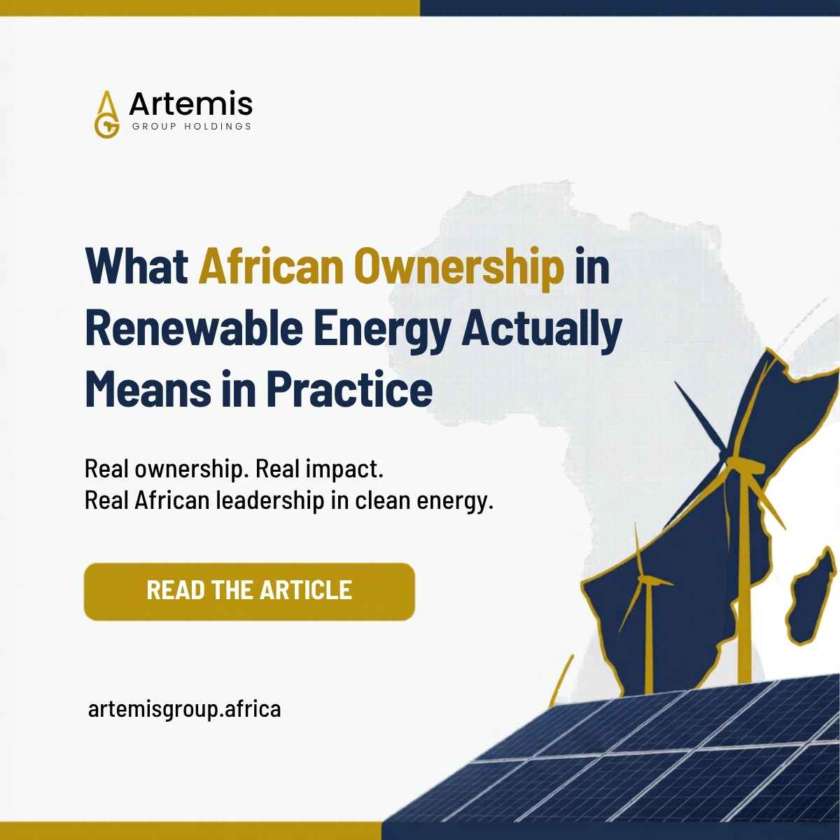 What African Ownership in Renewable Energy Actually Means in Practice